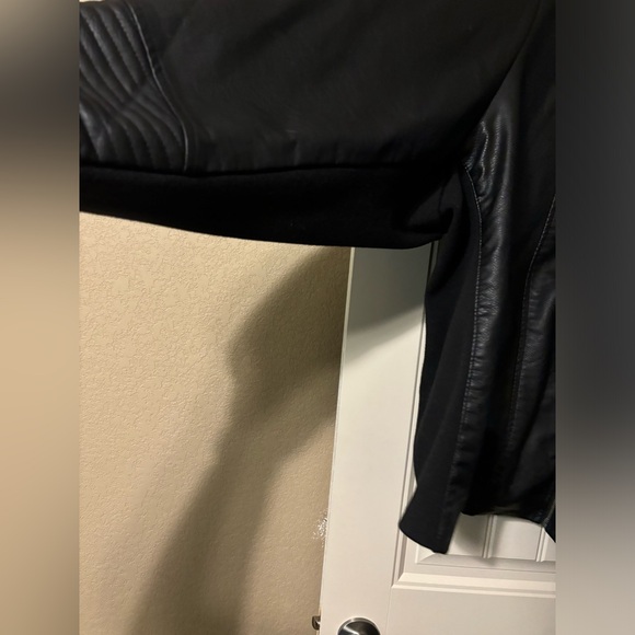 Torrid Faux Leather Collarless Moto Jacket - Picture 13 of 14